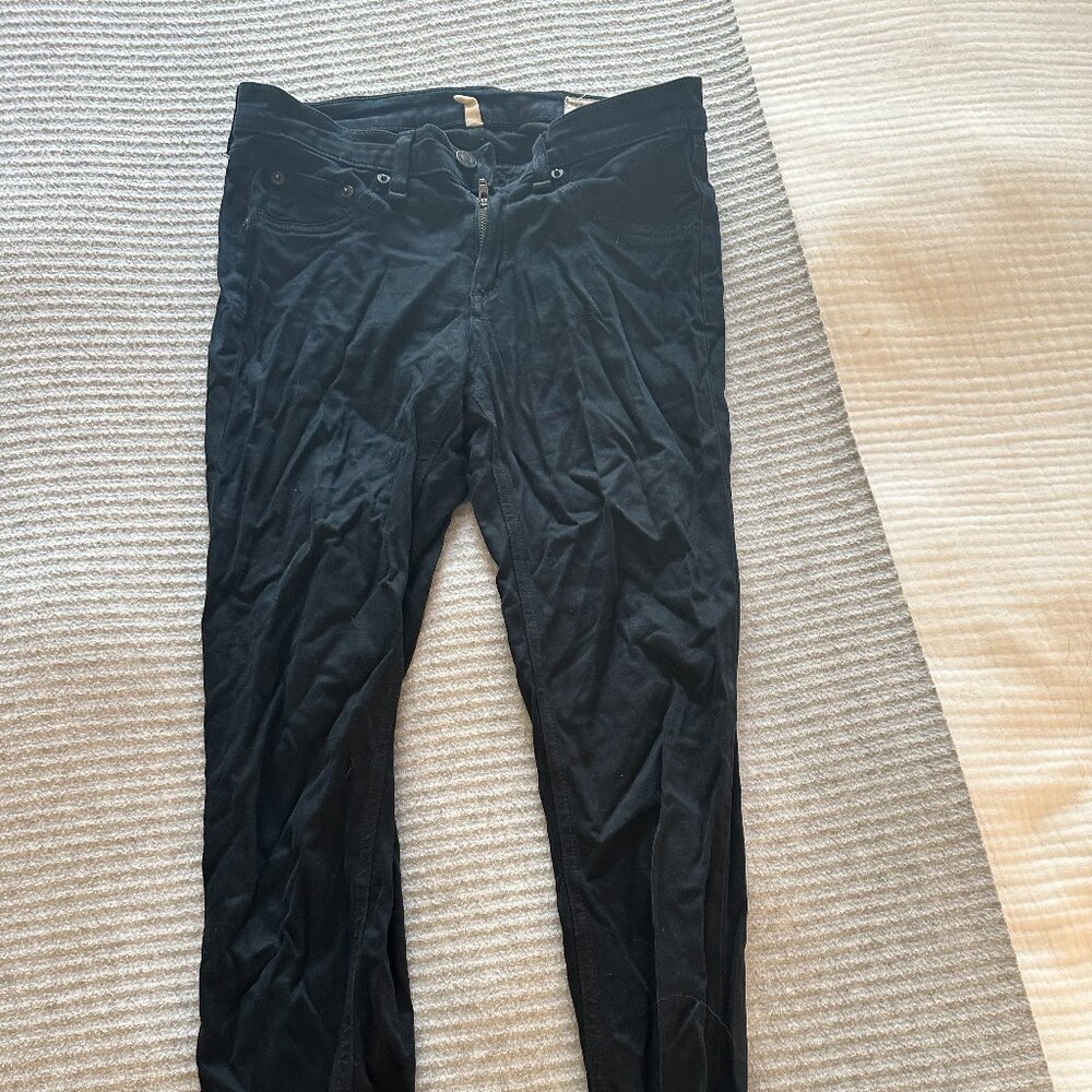Rag and Bone Legging Jean Black